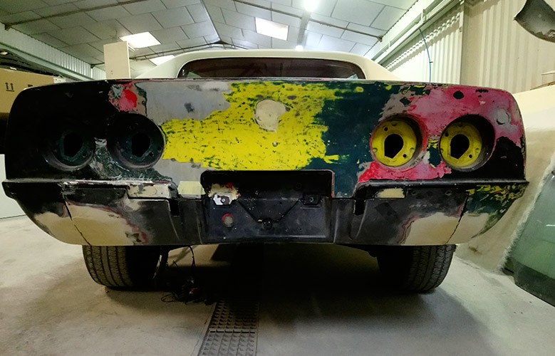 Corvette Stingray : avant restauration